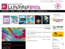 Tablet Screenshot of lapanterarossa.org